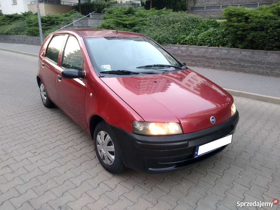 Fiat Punto II 1 2benz 6L 100km 5drzwi 2000rok Długie OC i PT Warszawa