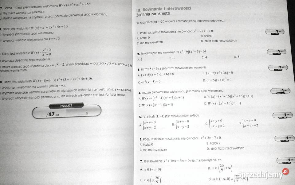 Obowiązkowa matura z matematyki 2011 Marzena Orlińska Chełm