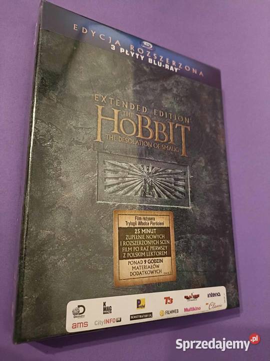 Hobbit Pustkowie Smauga wydanie rozszerzone 3xBlu Ray Kraków