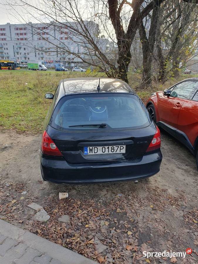 Syndyk Sprzeda Samoch D Osobowy Honda Civic Warszawa