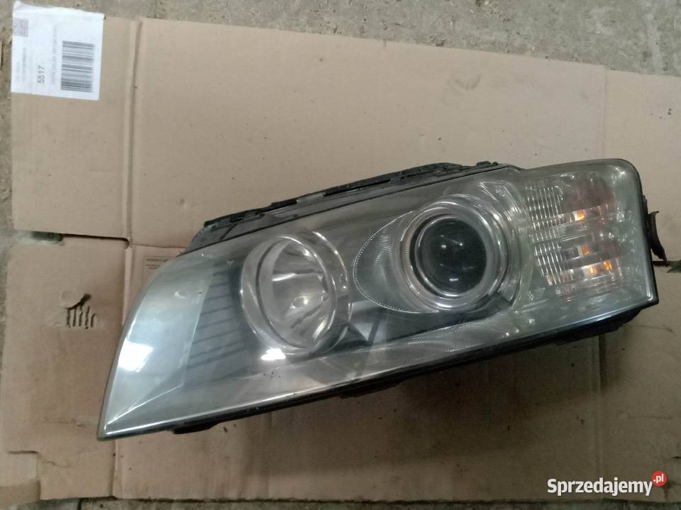 Lampa lewa przód Audi a8 d3 bi xenon skrętna kompletna Suwałki