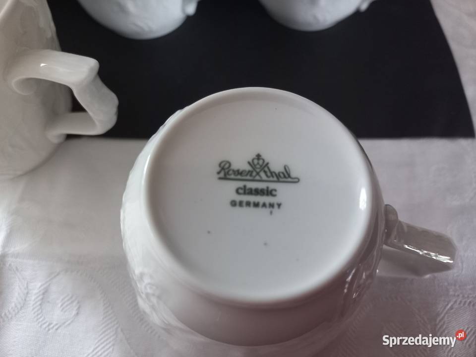 Rosenthal Sanssouci filiżanka biała porcelana BDB Gryfino Sprzedajemy pl