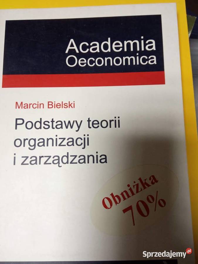 Podstawy Teorii Organizacji I Zarz Dzania Ksi Ki Studia Warszawa