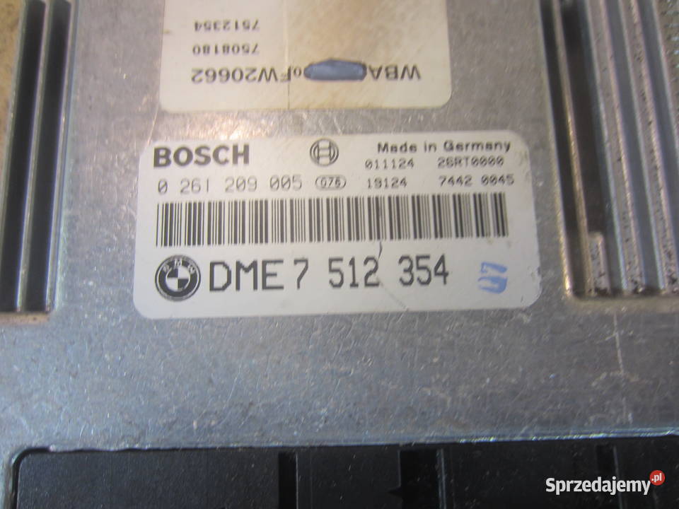 Sterownik Komputer Silnika Bmw E46 1 8 2 0 N42 7512354 Szczecin