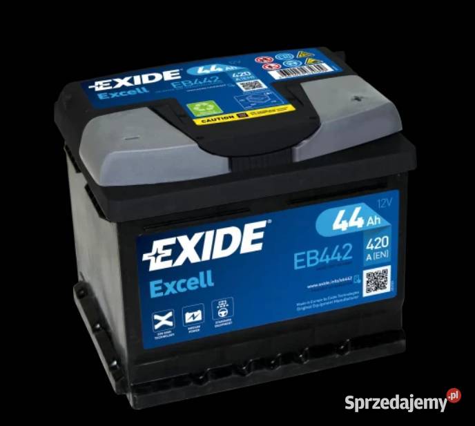 Akumulator Exide Excell 44Ah 420A EN PRAWY PLUS Siedlce Sprzedajemy Pl