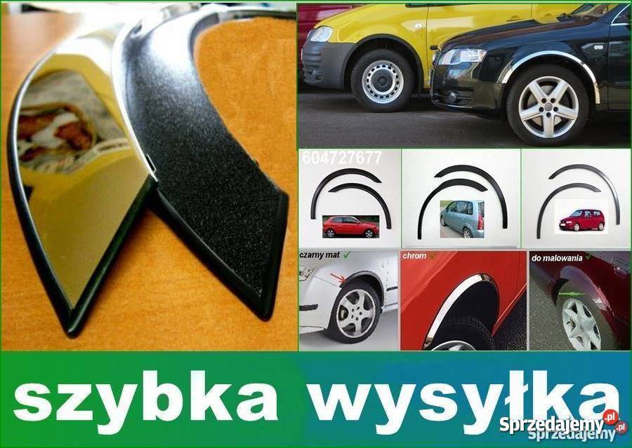 Nakładki na błotnik listwa nadkola ochronna zestaw Tuning Łódź