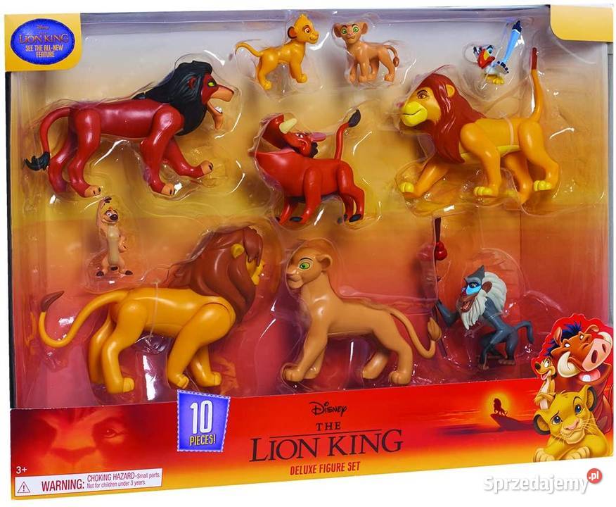 Du Y Zestaw Figurki Kr L Lew Simba Nala Rafiki Timon Pumba Mogilany