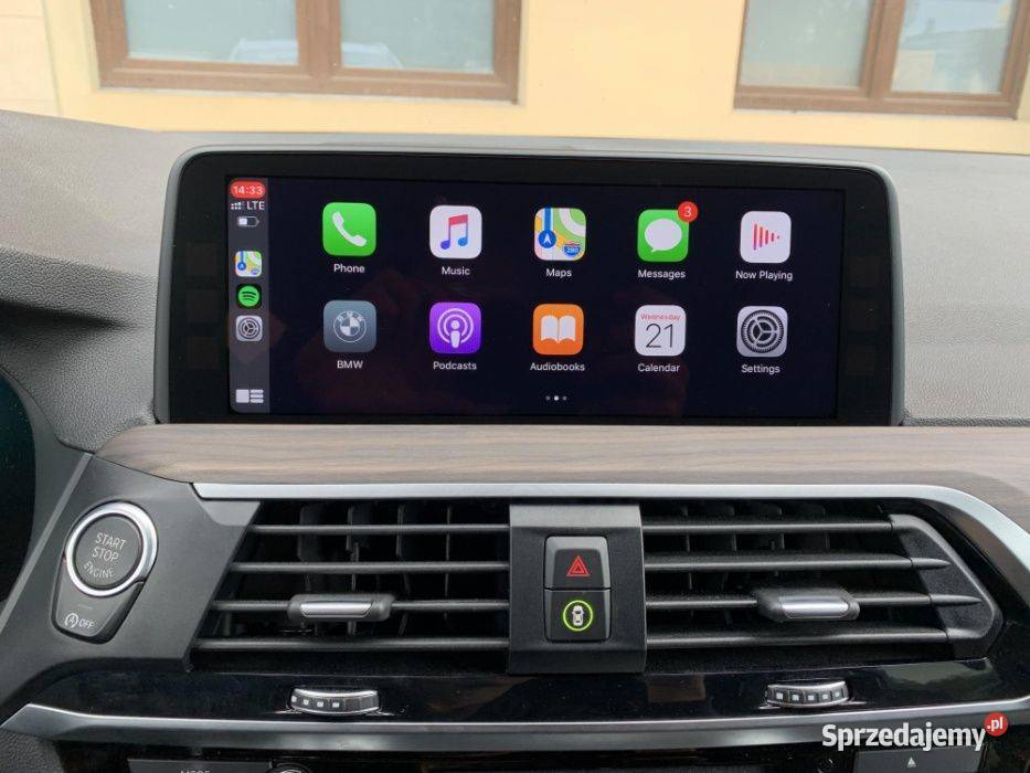 CarPlay BMW MINI NBT Evo Fullscreen Warszawa Lub Zdalnie V