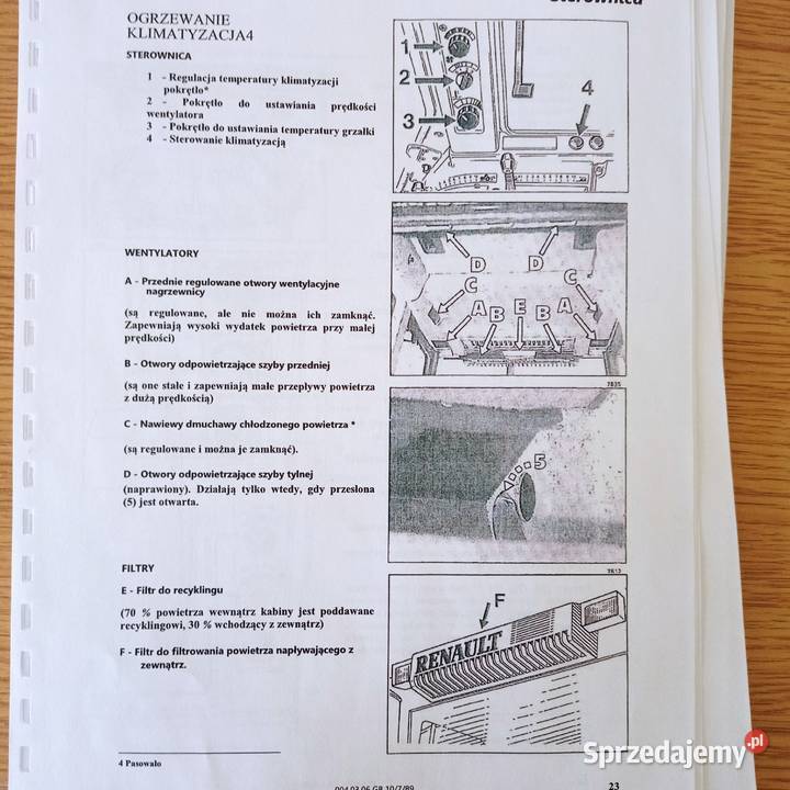 Instrukcja Obs Ugi Renault Polska Kamie Pomorski