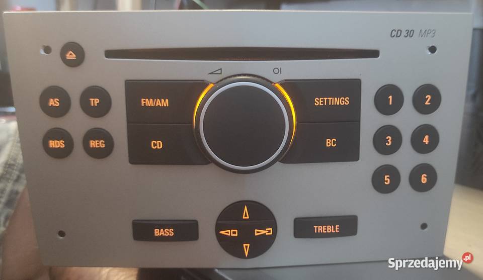 Radio CD30MP3 Opel Astra H Zafira B Corsa D Złote Wylogowan Poznań