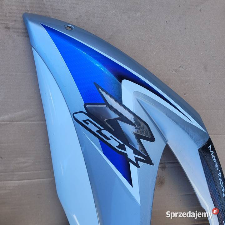 Suzuki GSXR GSX R k8 k9 750 owiewka pług krzyż bok boczna Nowy Tomyśl