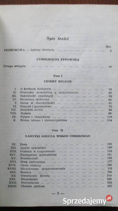 Cywilizacja żydowska F Koneczny mitologia religia Łódź