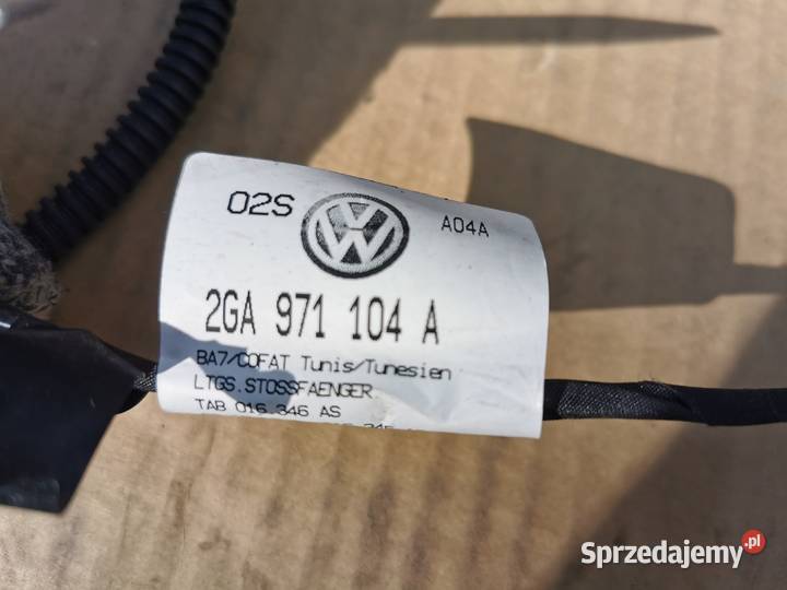 Instalacja wiązka zderzaka pdc 6 tył vw t roc 2GA971104A Sieraków