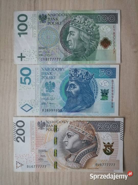 Banknoty Solid Prawie Mega Ciekawe Numery Bytom Sprzedajemy Pl