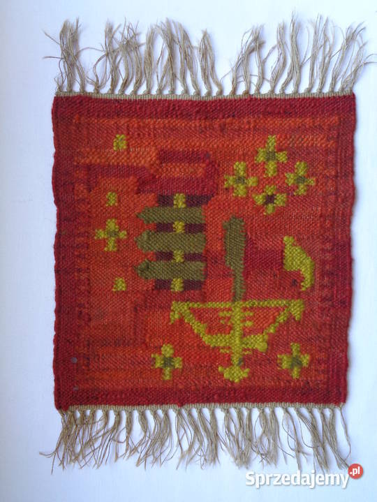 Cepelia Hand Made Makatka We Na Kilim Gobelin Strzelec Prl Katowice