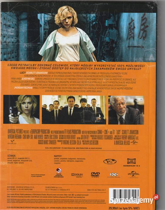 Lucy Scarlett Johansson Dvd Pruszk W Sprzedajemy Pl