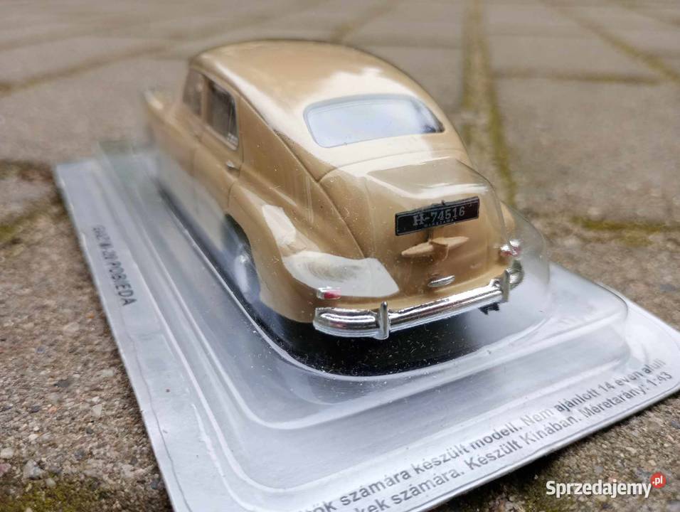 GAZ M20 POBIEDA Warszawa Kultowe Auta PRL 1 43 Model Deagostini Kap