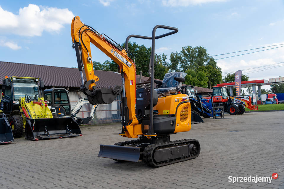 Minikoparka KINGWAY Waga 1200 Kg Silnik KUBOTA Leasing Lublin