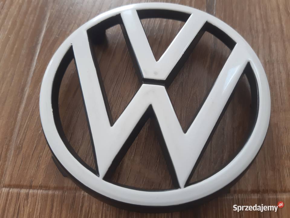 Znaczek Emblemat Vw A Czarno Bia Y Volkswagen Polo Wieliczka