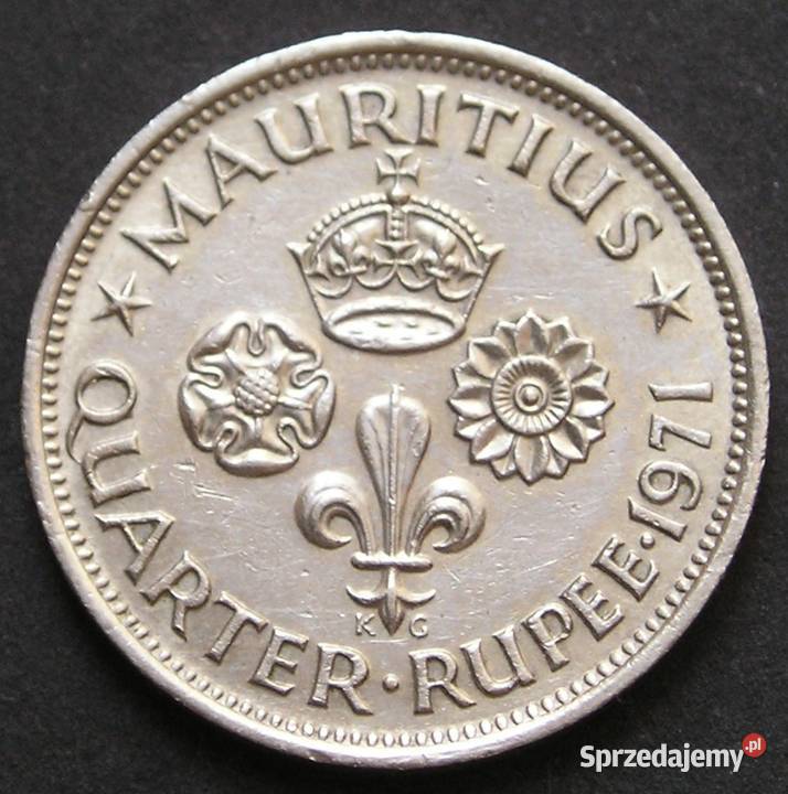 Mauritius Quarter Rupee El Bieta Ii D Sprzedajemy Pl