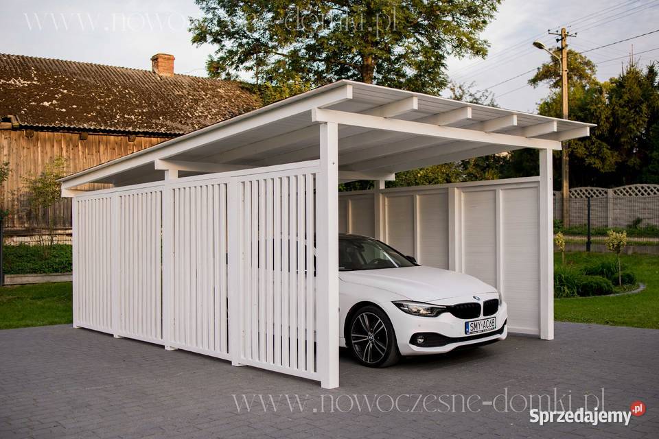 Wiata Samochodowa Drewniana Verona 3x5 Carport Producent Szczecin