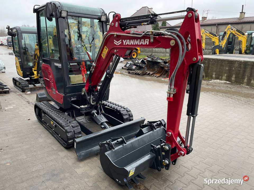 Minikoparka YANMAR SV22 PREMIUM fabrycznie nowa od ręki Lublin