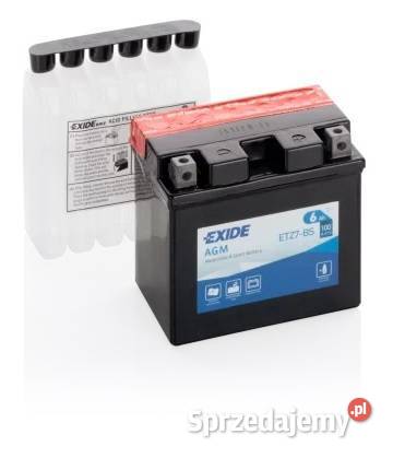 Akumulator Motocyklowy EXIDE ETZ7 BS YTZ7 BS 12V 6Ah 100A EN Katowice