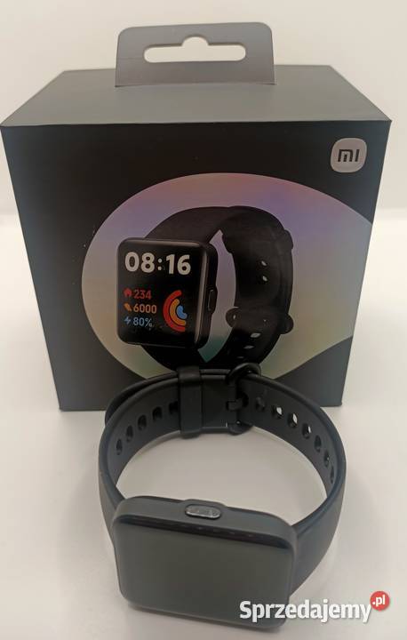 Xiaomi Redmi Watch Lite Gl Smartwatch Czarny Uszkodzony Ko Obrzeg