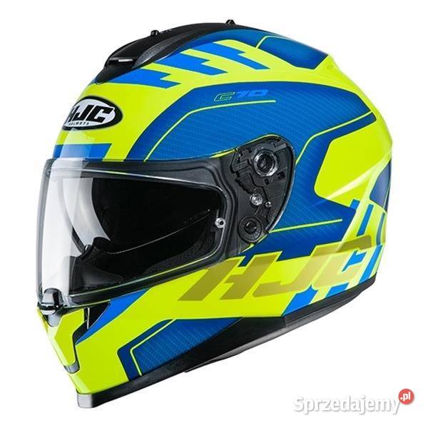 Integralny Kask Motocyklowy Hjc C Koro Blenda Fluo Mc Trzciel