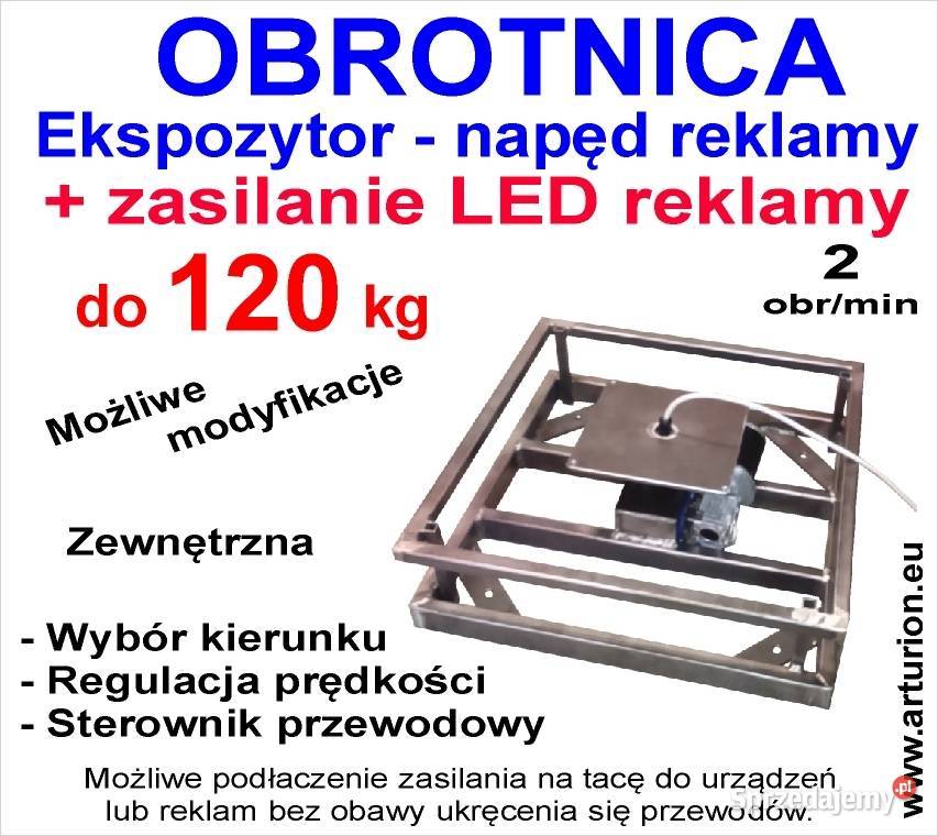 Podest Obrotowy Ekspozytor Obrotnica 120 Kg W Zabudowie Warszawa