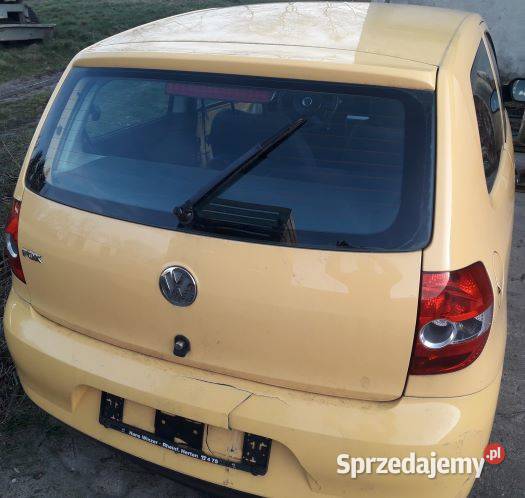 Tylna Klapa Vw Fox Kompletna Ly C Wiskitki Sprzedajemy Pl