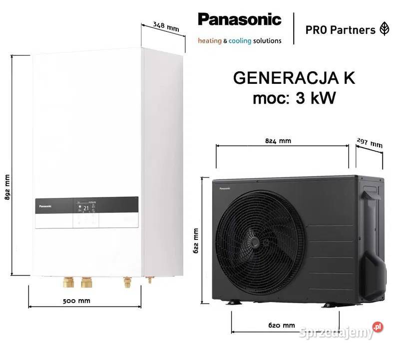 Pompa Ciep A Panasonic Seria Hp K Kw Split R Kit Wc K E Monta