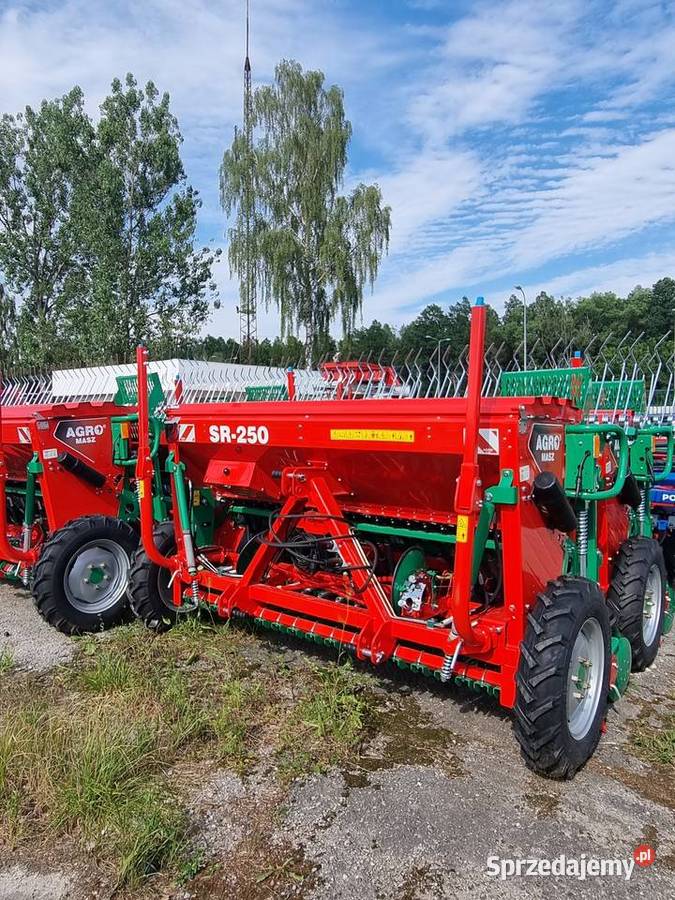 Siewnik zbożowy stopkowy 2 5m MEPROZET S107 AGRO MASZ SR250 Karczew