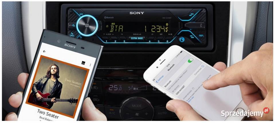 Radio Samochodowe Sony Dsx A Bt Bluetooth Mp Uszcz W Drugi