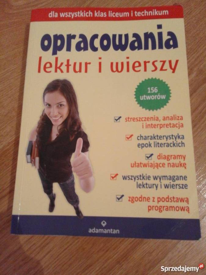 Opracowania Lektur I Wierszy Liceum Technikum Kielce Sprzedajemy Pl