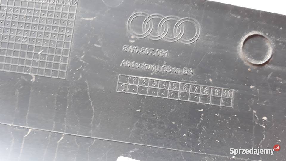 AUDI A4 B9 OSŁONA GÓRNA PASA PRZEDNIEGO 8W0807081 Zatom Stary