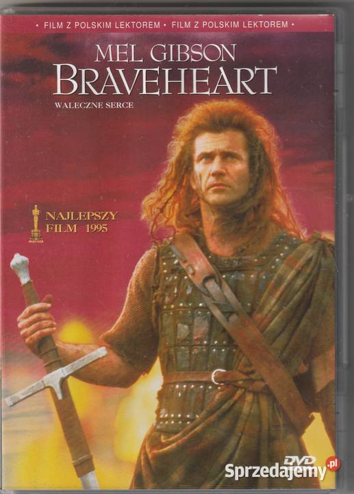 Braveheart Waleczne Serce Mel Gibson DVD Pruszków Sprzedajemy pl