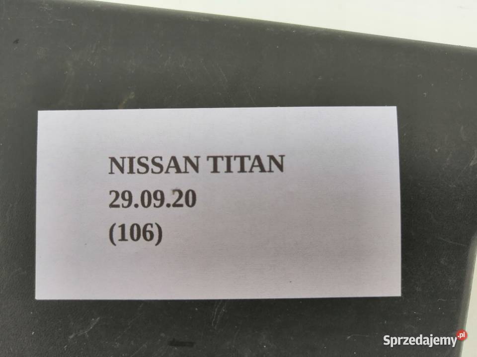 OSŁONA KLAPA POKRYWA BEZPIECZNIKÓW NISSAN TITAN Nowy Tomyśl