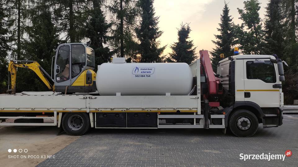 Zbiornik LPG na gaz 3700l naziemny Nowe Wągrodno Sprzedajemy pl