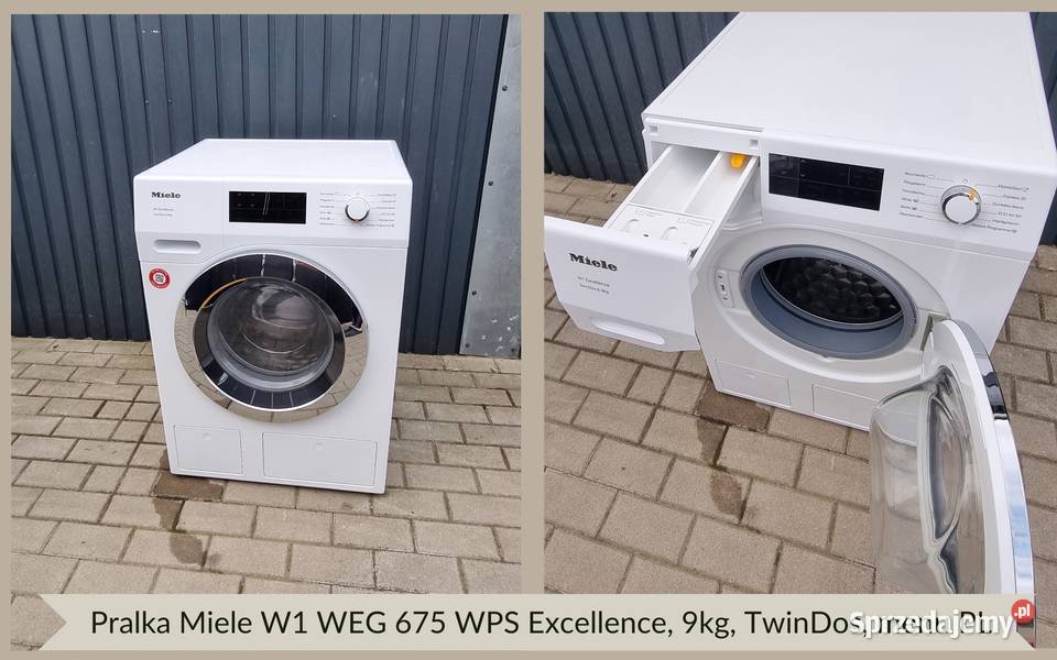 Pralka Miele W1 WEG 675 WPS Excellence 9kg TwinDos menu PL Wrocław