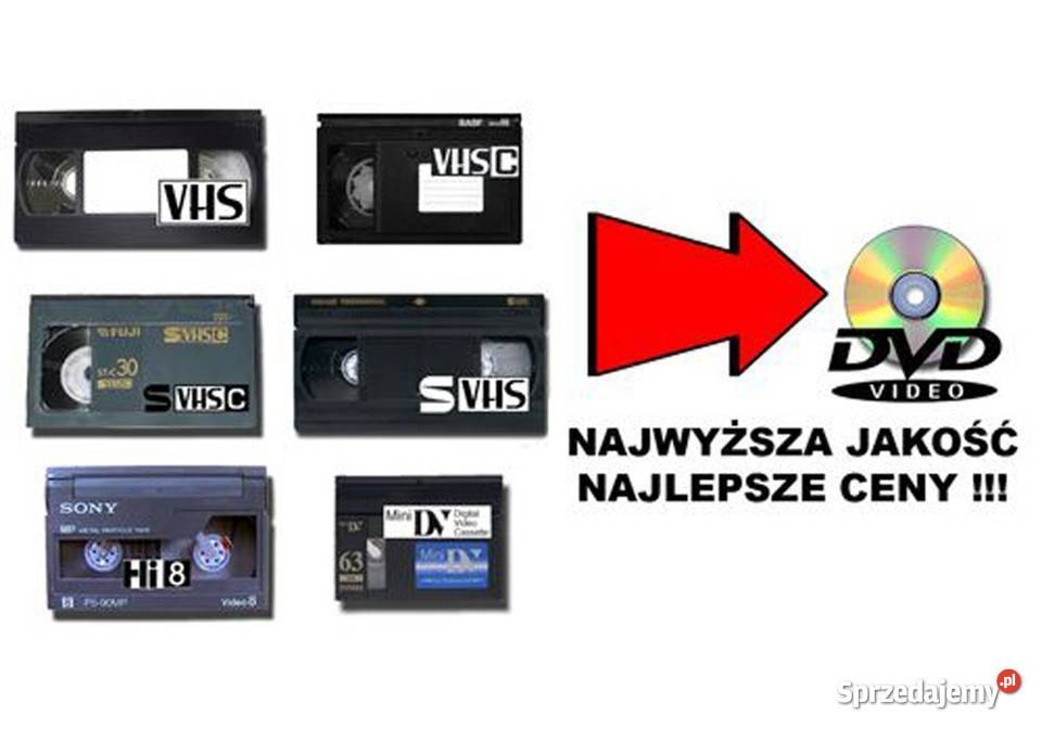 Przegrywanie Naprawa Kaset Vhs Gniezno Sprzedajemy Pl