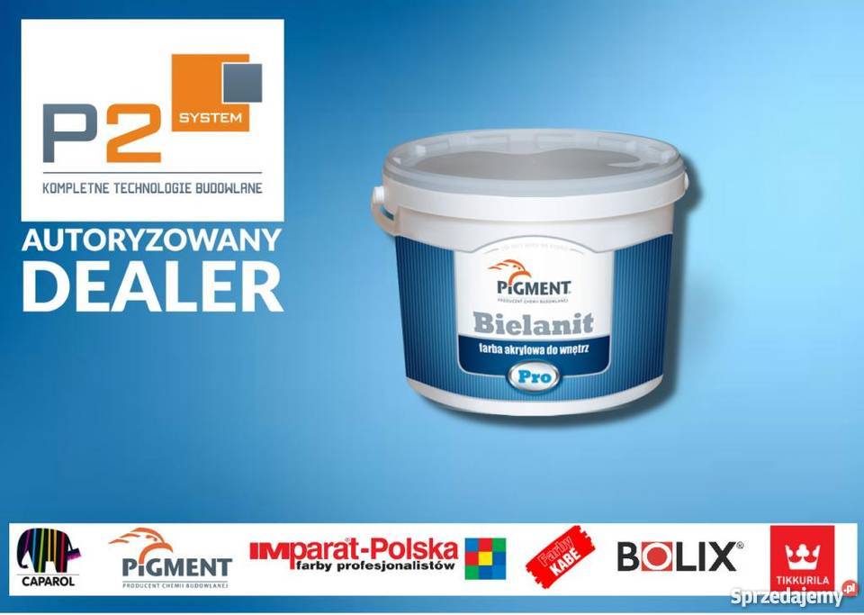 Farba wewnętrzna akrylowa Bielanit Pro Pigment 10l Warszawa