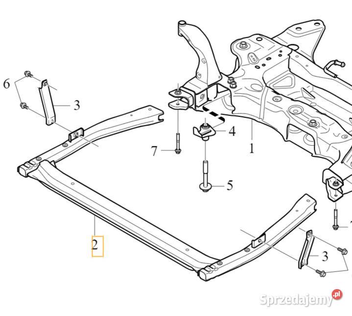 Volvo Xc Wspornik Belka Przednia Zawieszenia Oe Bielany Wroc Awskie