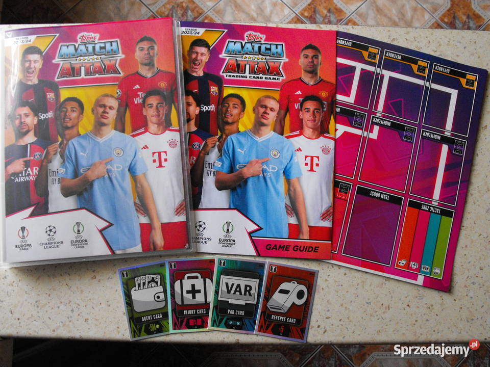 topps Match Attax Champions League 2024 komplet kart album Mykanów