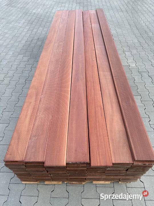 DESKA TARASOWA EGZOTYCZNA MASSARANDUBA 21X145MM GŁADKI RYFEL Prusice