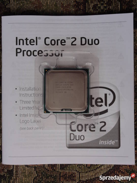 Procesor Intel Core Duo E Ghz Lga Box Krak W Sprzedajemy Pl