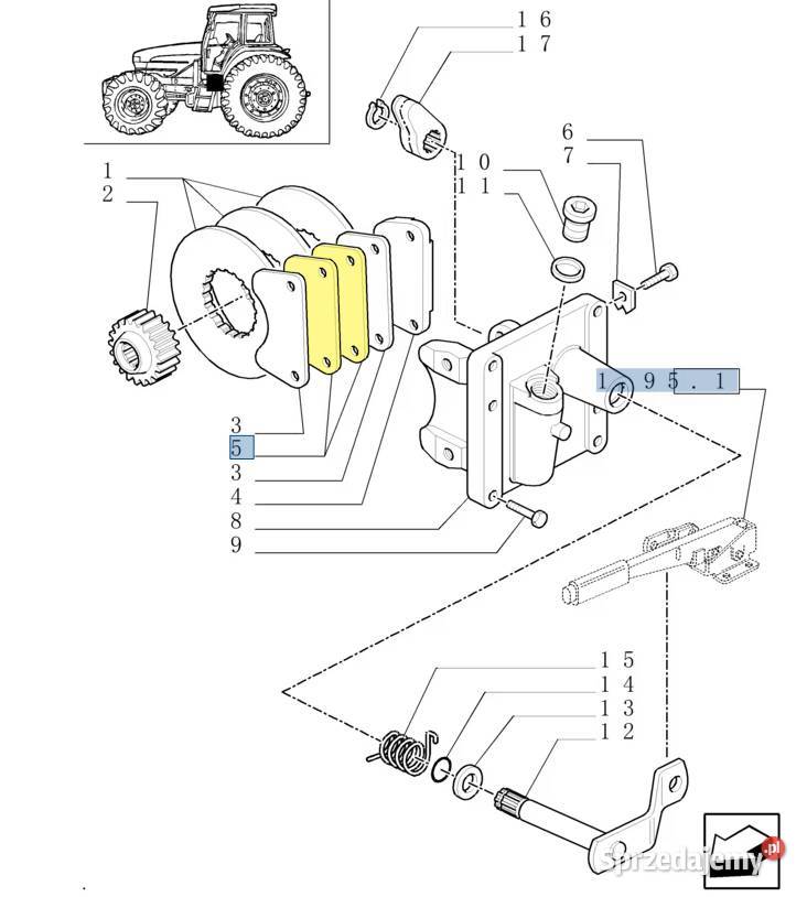 Klocek Hamulcowy Cnh Case Fiat New Holland Bia Ystok