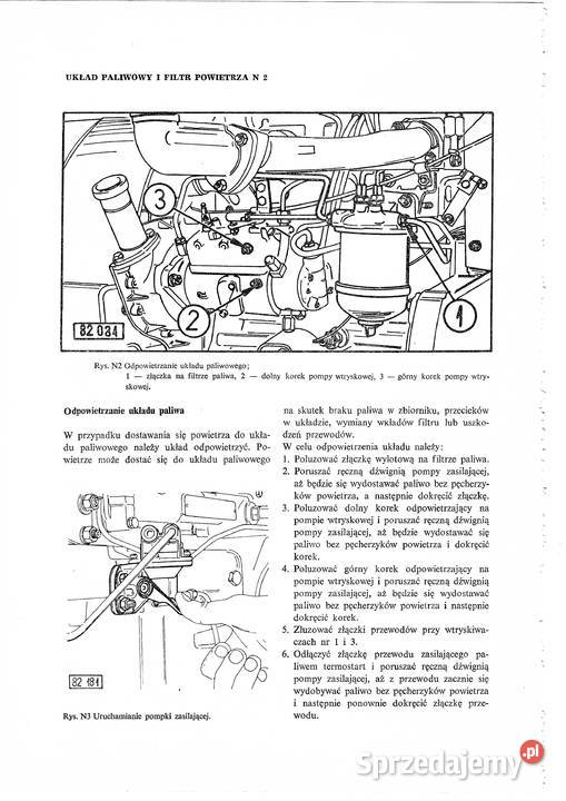 Instrukcja PERKINS AD3 152 UR C 360 3P MF 255 TARPAN 239D Stalowa