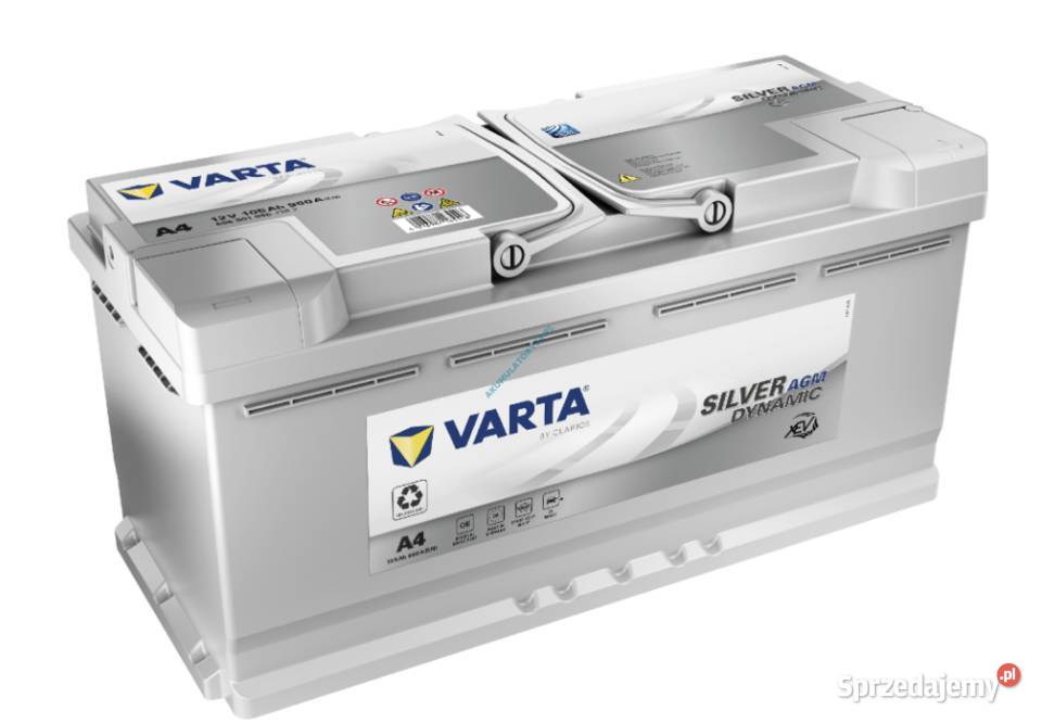 Akumulator VARTA Silver Dynamic A4 105Ah 950A START STOP AGM Starogard