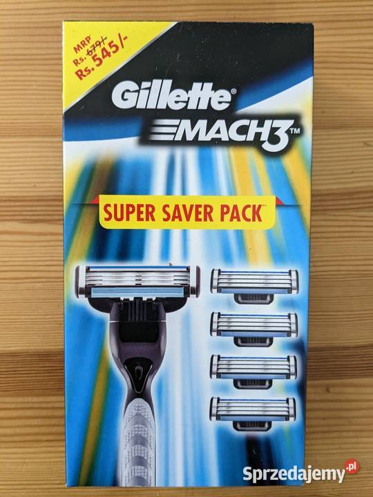 Gillette Mach3 Maszynka Do Golenia 5 Ostrzy NOWA Warszawa Sprzedajemy Pl